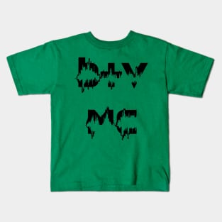 BTV MC Waveform black Kids T-Shirt